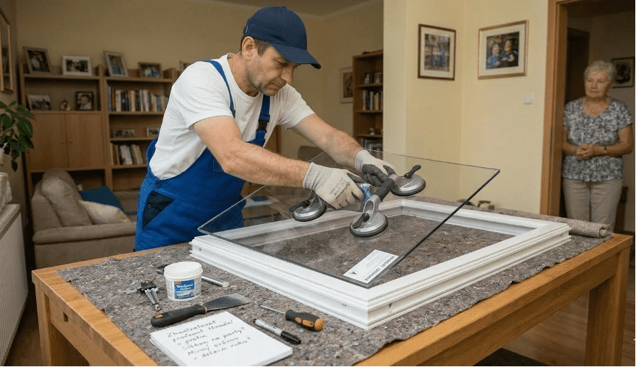 Výměna skleněné výplně v plastovém okně | Okno-expert.cz