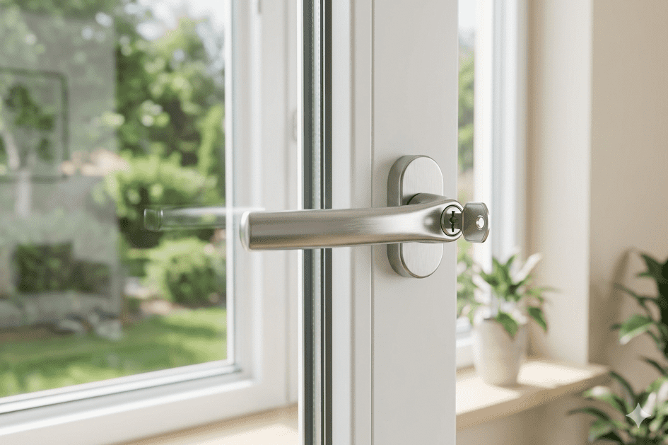 Detail okenní kliky | Okno-expert.cz