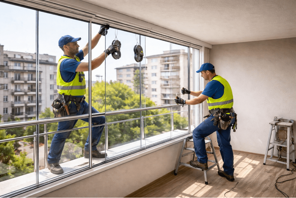 Zasklení lodžíe v praxi | Okno-expert.cz